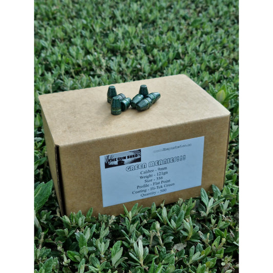 GREEN MEANIES!!! 9mm/38 Super (.356) 124gn Projectiles